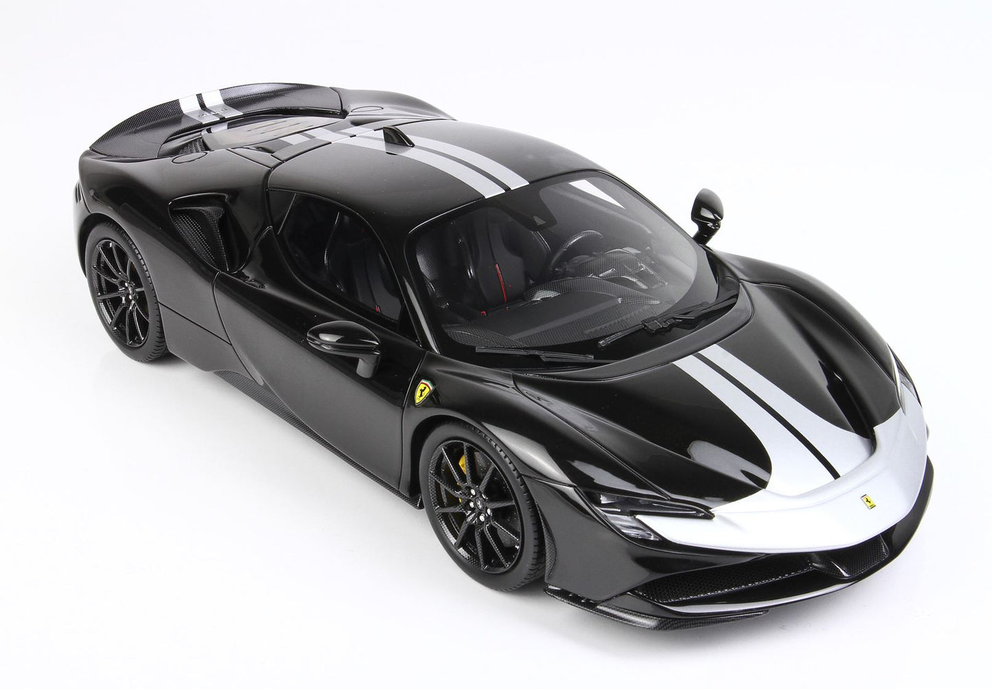 BBR 1/18 Ferrari SF90 Stradale Pack Fiorano New Black Daytona Limited 35 Pieces