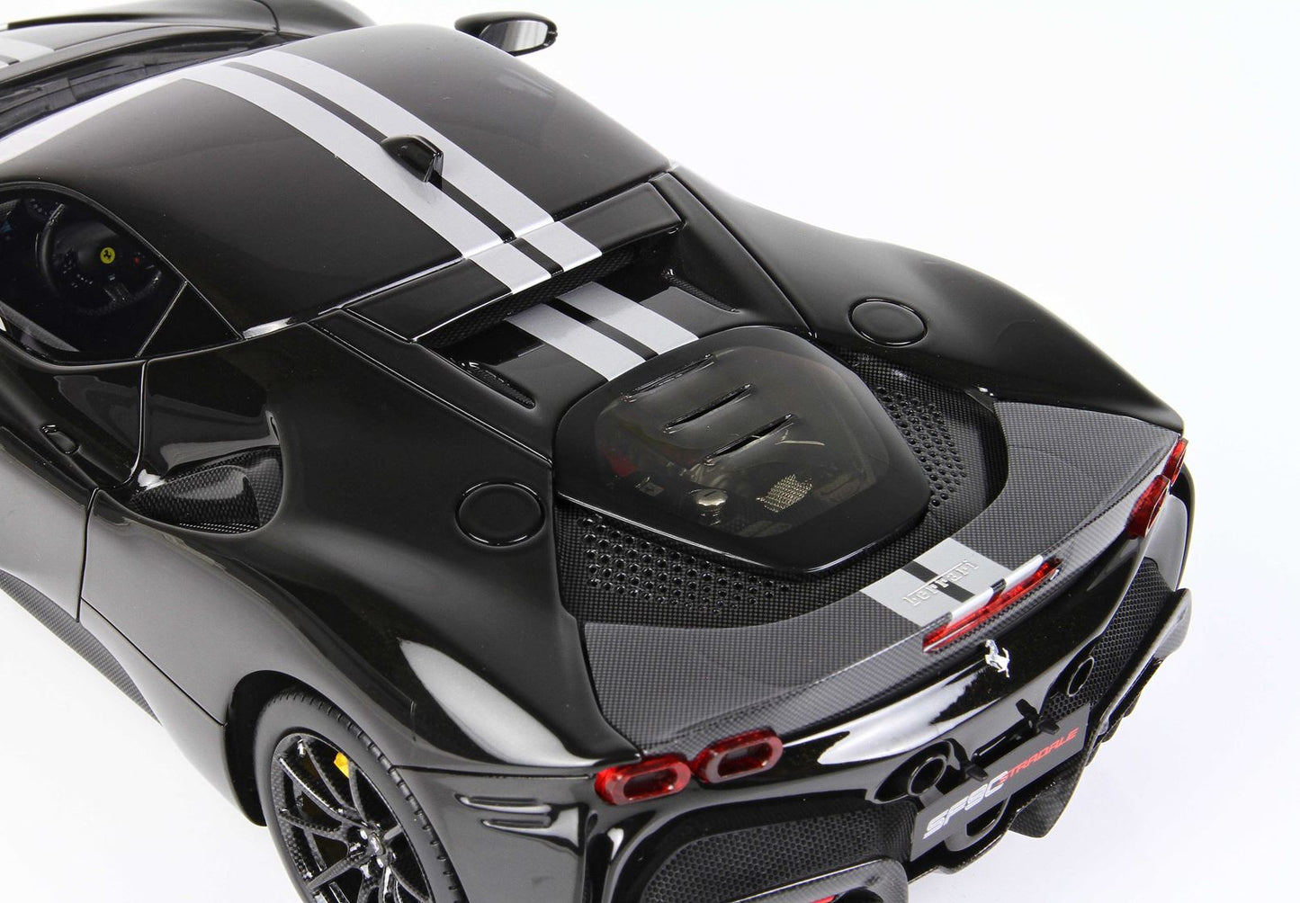 BBR 1/18 Ferrari SF90 Stradale Pack Fiorano New Black Daytona Limited 35 Pieces