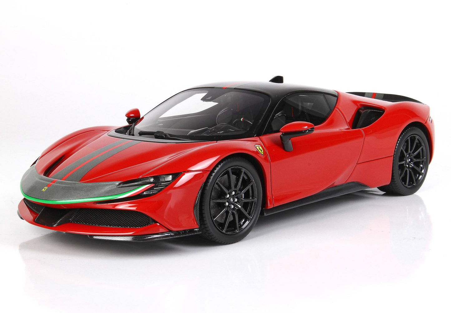 BBR 1/18 Ferrari SF90 Pack Fiorano Red Corsa 322 Limited 48 Pieces