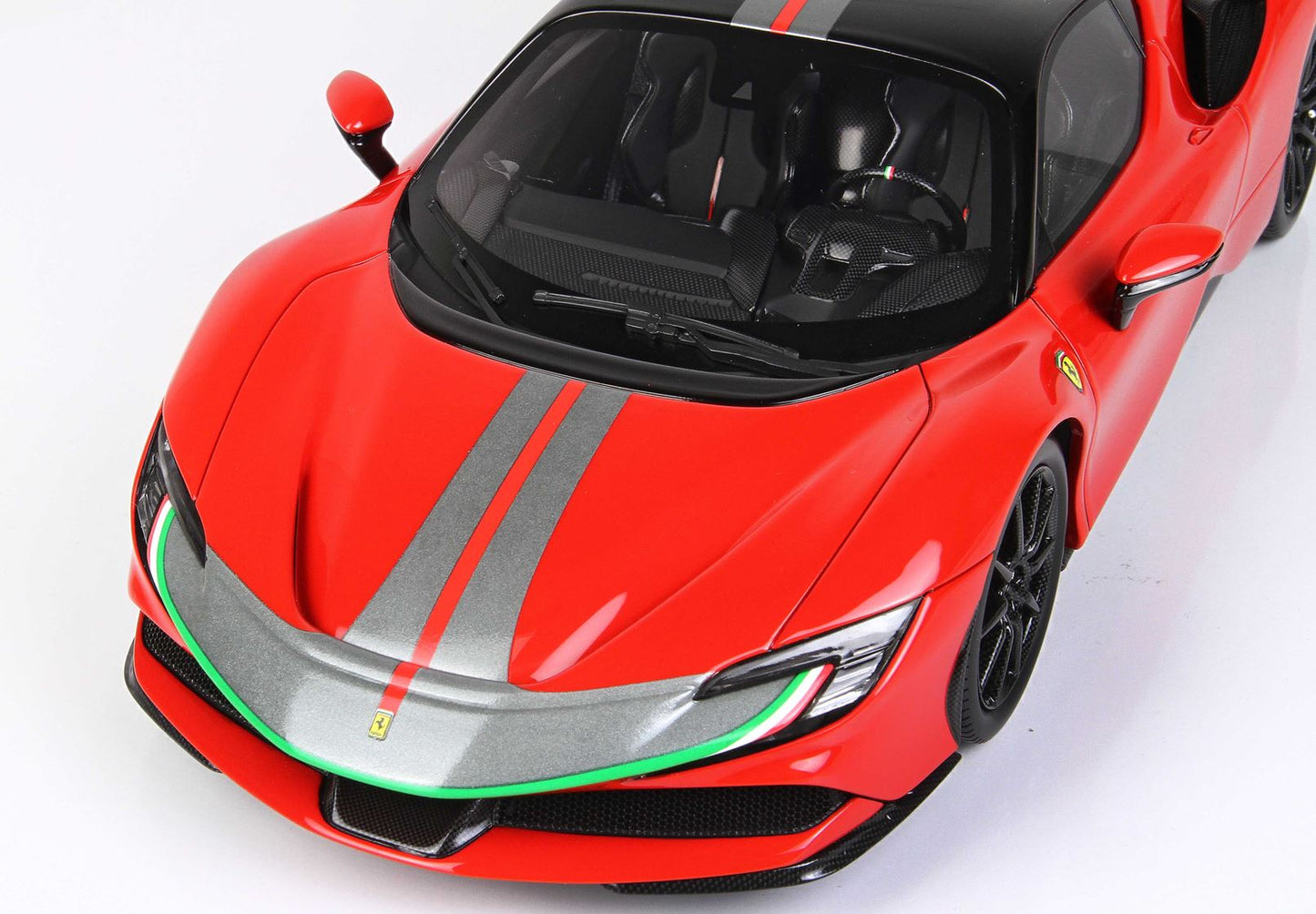 BBR 1/18 Ferrari SF90 Pack Fiorano Red Corsa 322 Limited 48 Pieces