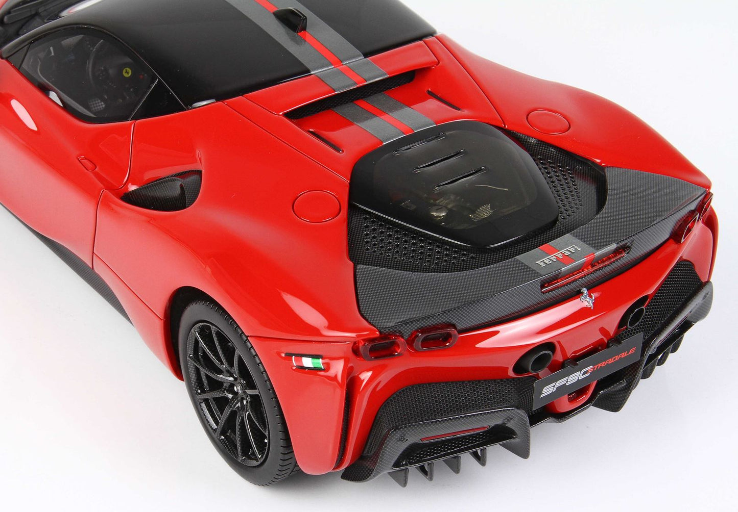 BBR 1/18 Ferrari SF90 Pack Fiorano Red Corsa 322 Limited 48 Pieces