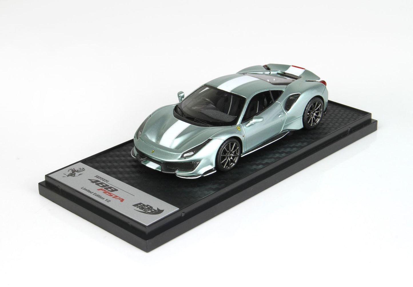 BBR 1/43 Ferrari 488 Pista- Green Grey - Padua Exhibition Exclusive -2 Pieces Produced Only