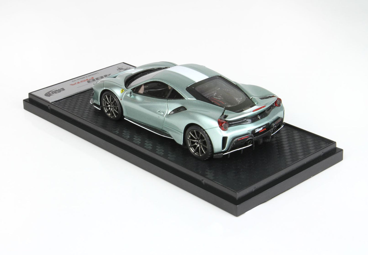 BBR 1/43 Ferrari 488 Pista- Green Grey - Padua Exhibition Exclusive -2 Pieces Produced Only