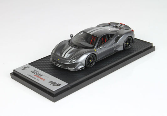 BBR 1/43 Ferrari 488 Pista- Met Grey - Padua Exhibition Exclusive -2 Pieces Produced Only