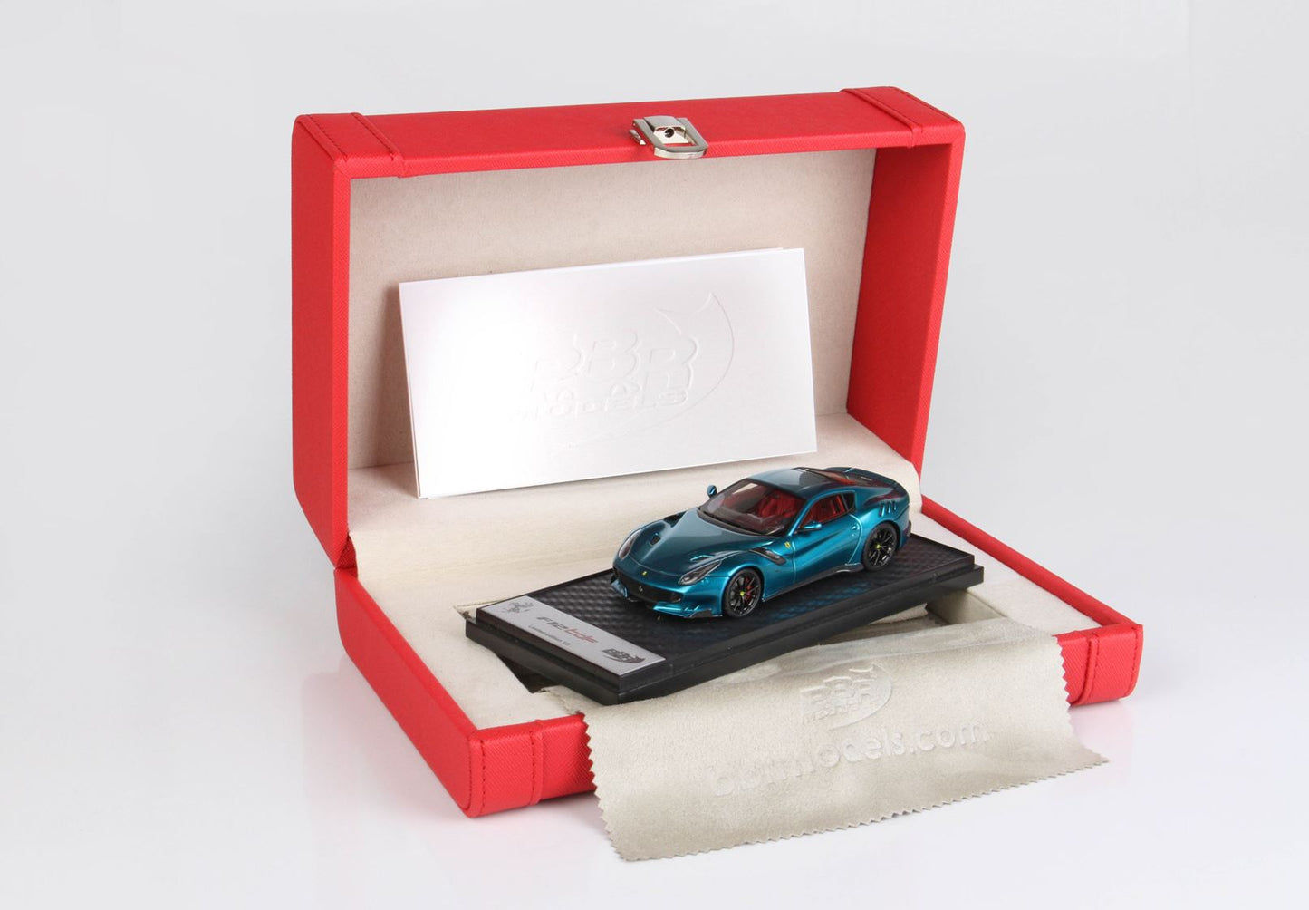 BBR 1/43 Ferrari F12 TDF chrome blue - Padua Exhibition Exclusive - 3 Pieces Produced Only