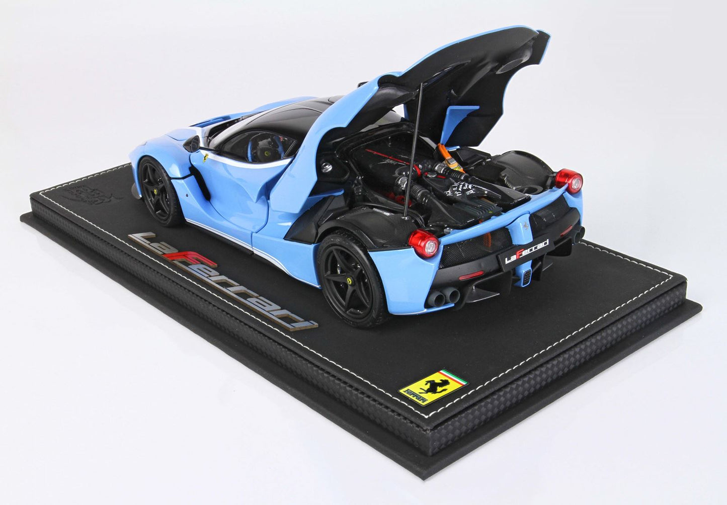BBR 1/18 Ferrari LaFerrari Tailor made DIE CAST Baby Blue with Display Case