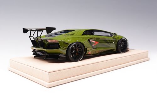 Timothy & Pierre 1/18 Lamborghini Aventador Liberty Walk LB Performance (Military Green) Resin Car Model limited 50 Pieces
