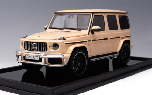 Motorhelix 1/18 Mercedes Benz AMG G63 in Sand Yellow Limited 66 pcs - Resin Model