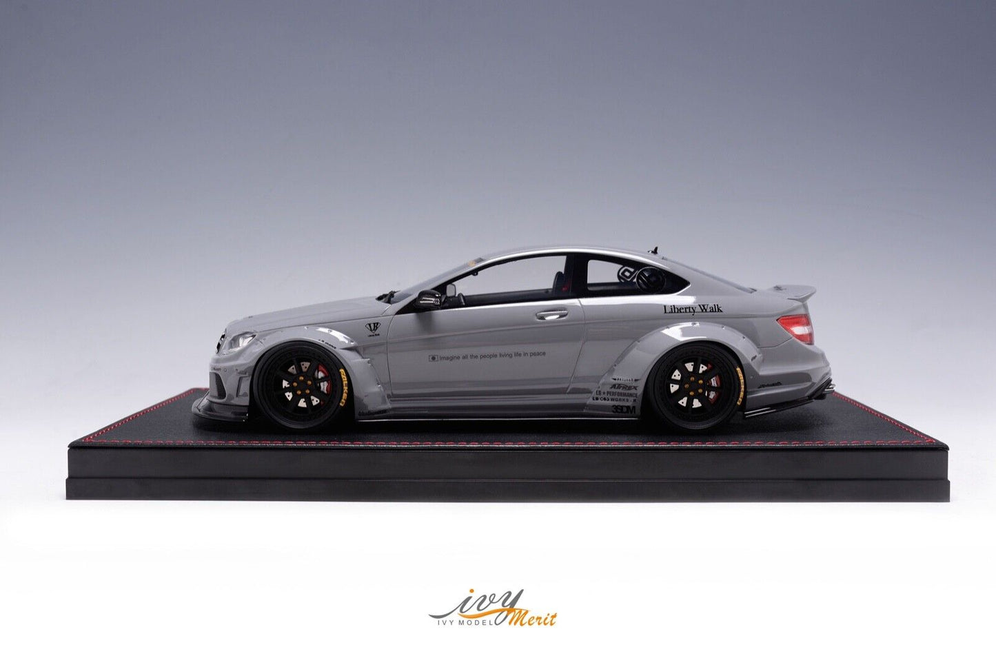 Ivy Models 1/18 Mercedes Benz CLK Liberty walk LB Performance Nardo Grey - limited to 50 pieces