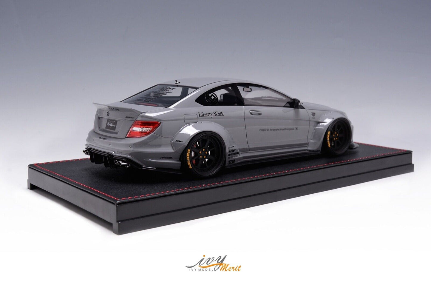 Ivy Models 1/18 Mercedes Benz CLK Liberty walk LB Performance Nardo Grey - limited to 50 pieces