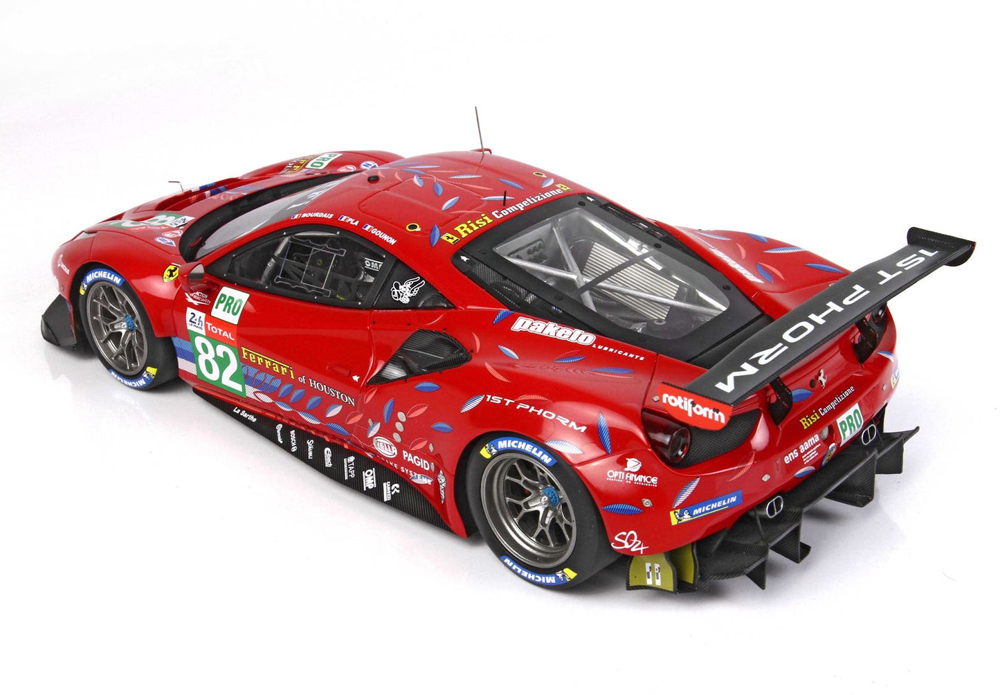 BBR 1/18 Ferrari 488 LM GTE PRO Team RISI 24H Le Mans 2020 limited 172pcs