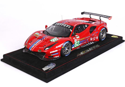 BBR 1/18 Ferrari 488 LM GTE PRO Team RISI 24H Le Mans 2020 limited 172pcs