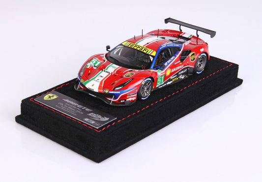 BBR 1/43 Ferrari 488LM GTE PRO Team AF Corse 24H Le Mans 2020
