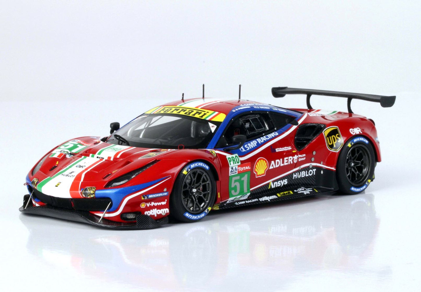 BBR 1/43 Ferrari 488LM GTE PRO Team AF Corse 24H Le Mans 2020