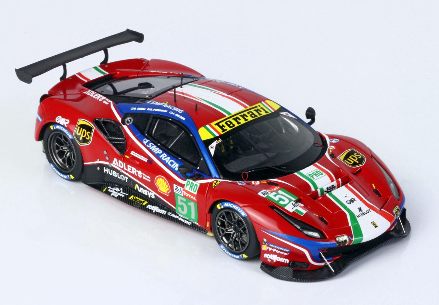 BBR 1/43 Ferrari 488LM GTE PRO Team AF Corse 24H Le Mans 2020