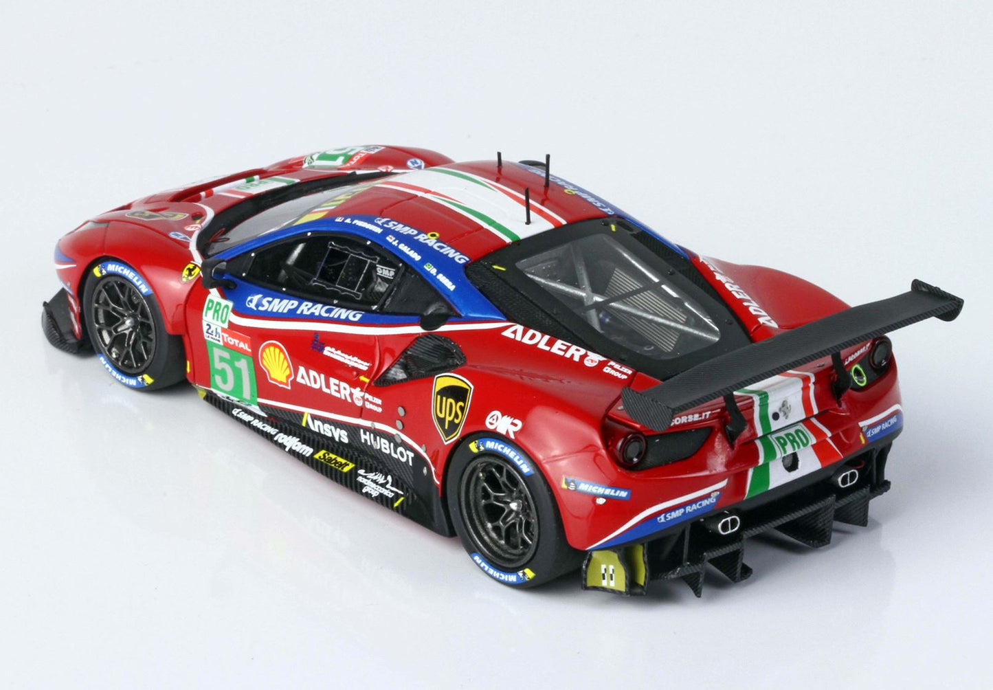 BBR 1/43 Ferrari 488LM GTE PRO Team AF Corse 24H Le Mans 2020
