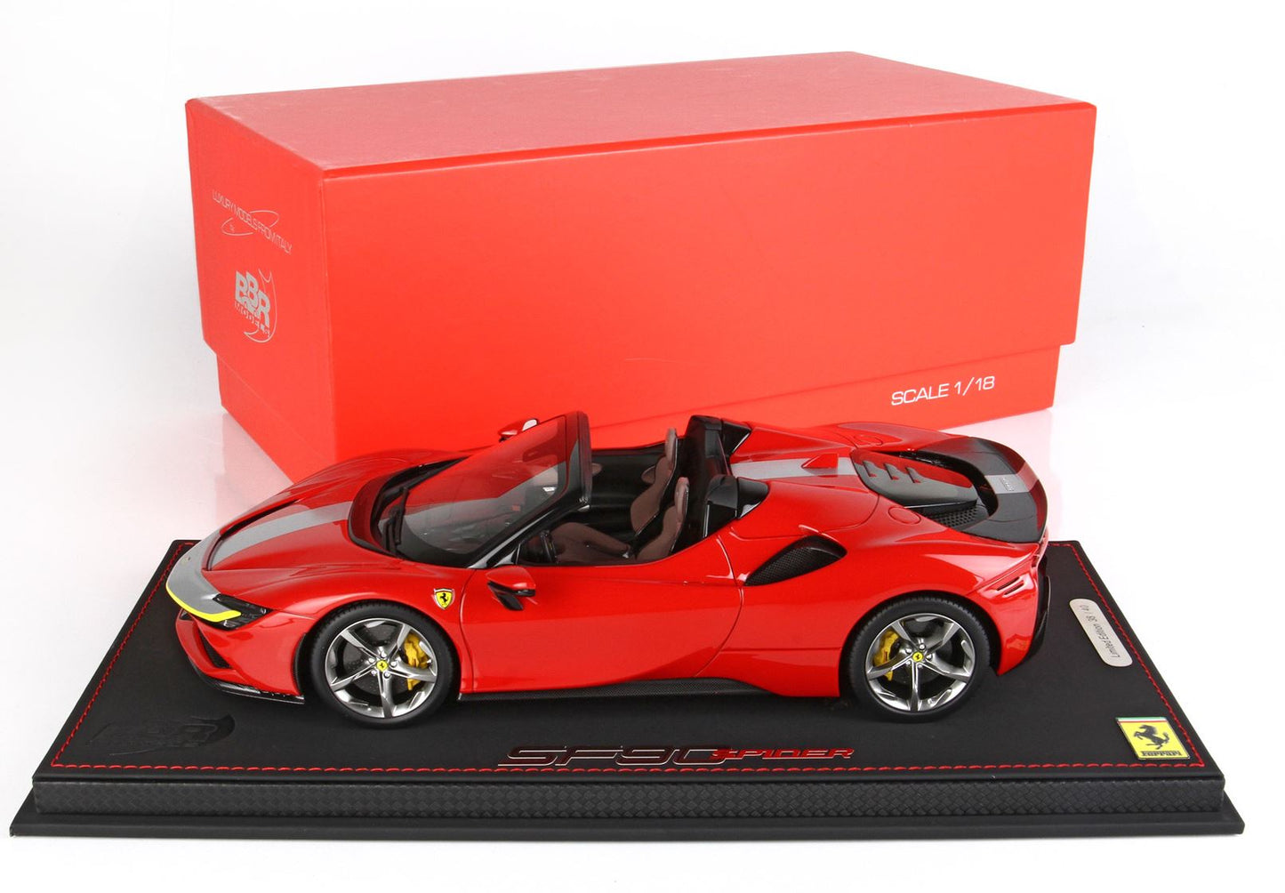 BBR 1/18 Ferrari SF90 Spider PACK FIORANO Red Corsa 322 -40pcs limited