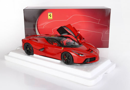 BBR 1/18 Ferrari LaFerrari DIE CAST Red Corsa 322 - 5 POINTS SAFETY BELT