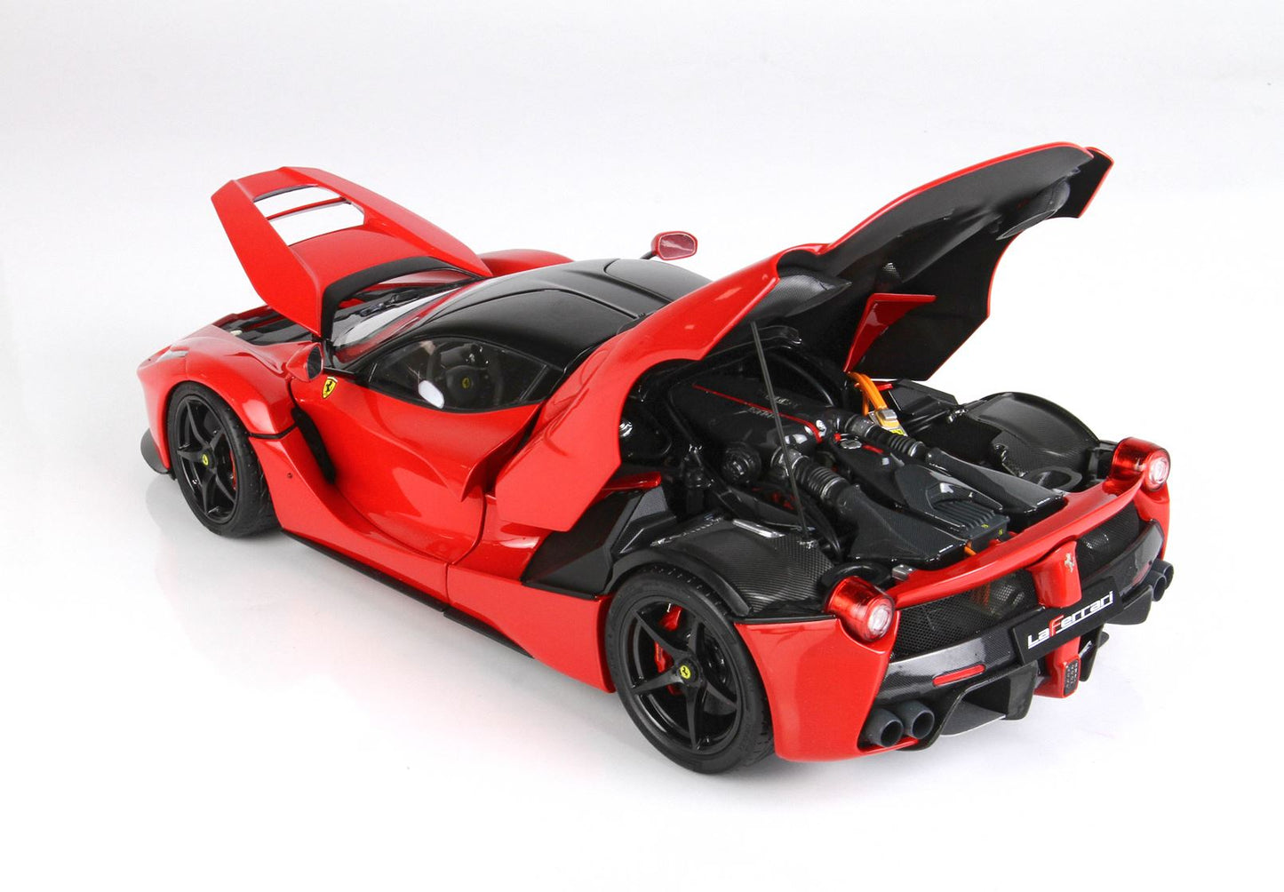 BBR 1/18 Ferrari LaFerrari DIE CAST Red Corsa 322 - 5 POINTS SAFETY BELT
