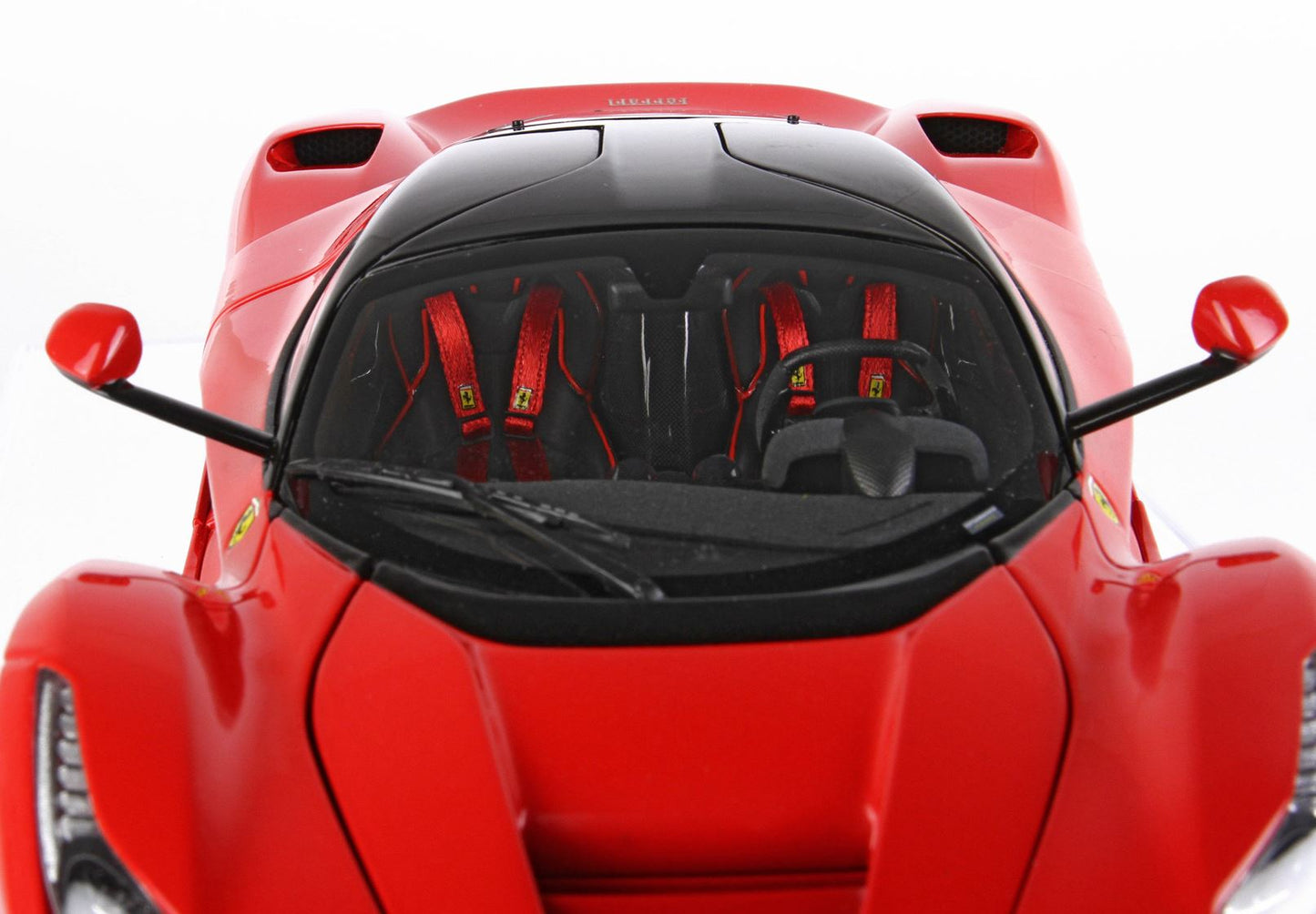 BBR 1/18 Ferrari LaFerrari DIE CAST Red Corsa 322 - 5 POINTS SAFETY BELT