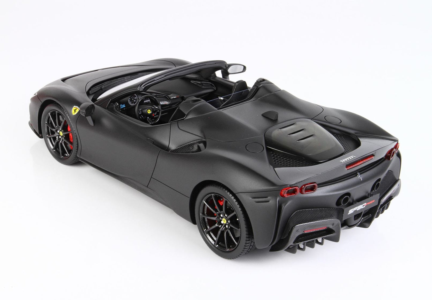 BBR 1/18 Ferrari SF90 Spider PACK FIORANO matt black- 24pcs limited