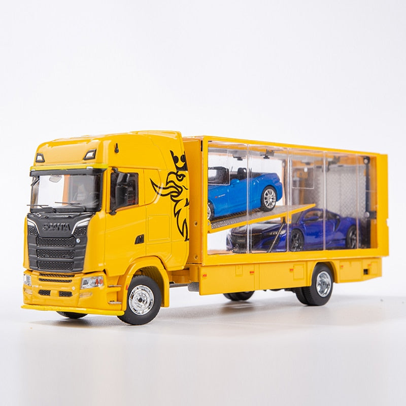 GCD 1/64 Scania S730 Double Deck Gull Wing Tow Truck Diecast Model Car