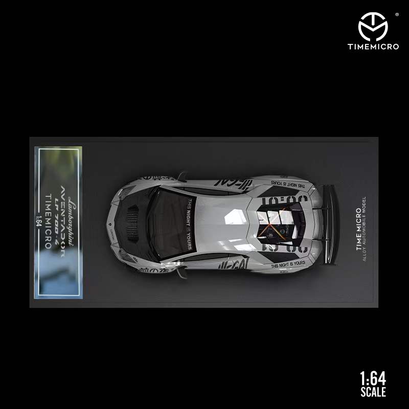 Preorder Time Micro 1:64 Lbwk Lamborghini Lp700 Lb2.0 Fighter Grey Model Car