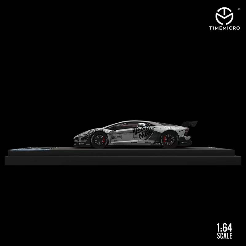 Preorder Time Micro 1:64 Lbwk Lamborghini Lp700 Lb2.0 Fighter Grey Model Car