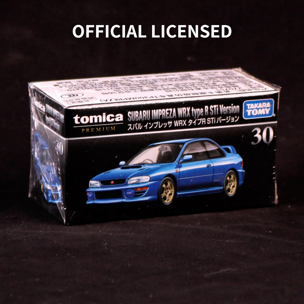 Takara Tomy Tomica Premium TP, SUBARU IMPREZA WRX TYPE R Scale Car Model Replica Collection, 1/64