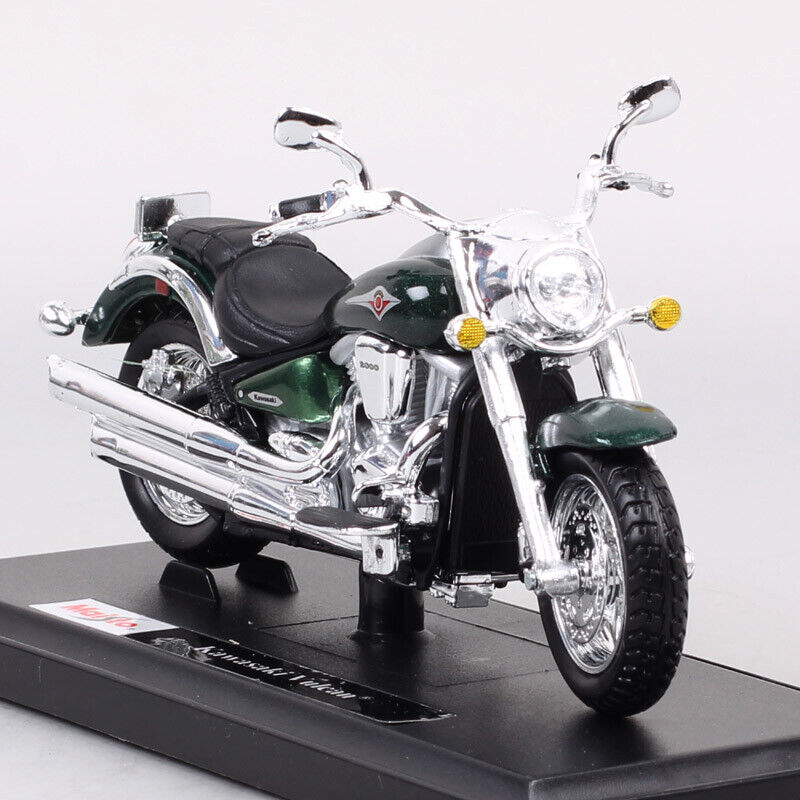 1/18 Maisto Kawasaki Vulcan 2000 Classic Cruiser Bike Diecast Motorcycle Model