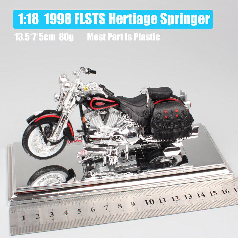 1/18 Maisto 1998 Harley FLSTS Heritage Springer Softail Toy model Motorcycle
