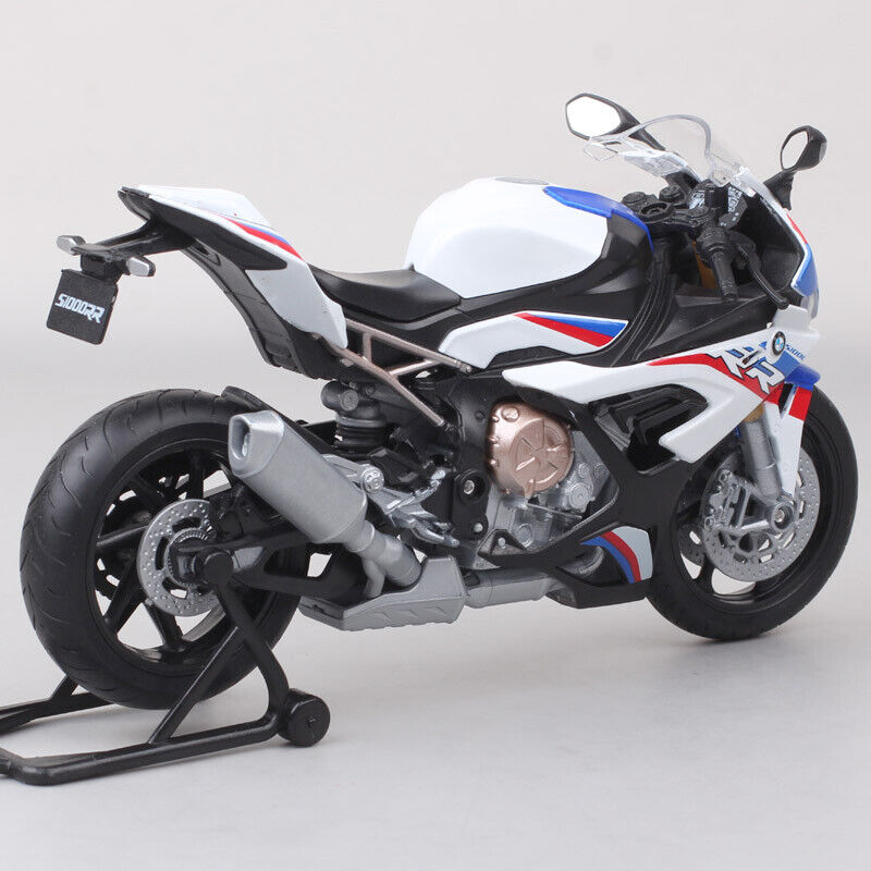 1/12 Welly 2021 BMW S1000RR Racing Diecast Motorcycle Bike Model White