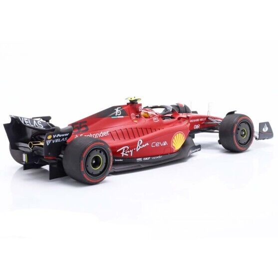 BBR 1/18 Ferrari F1 2022 F1-75 Bahrain GP 2nd Carlos Sainz