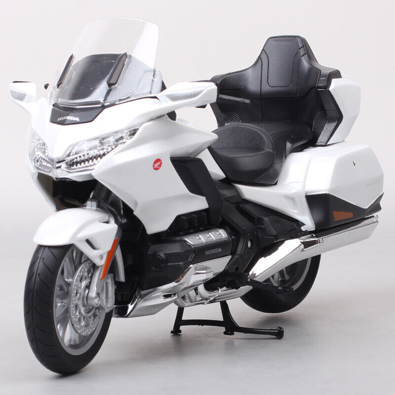 1/12 Welly Honda Gold Wing Moto Bike Motorcycle Cruiser Model Tour White