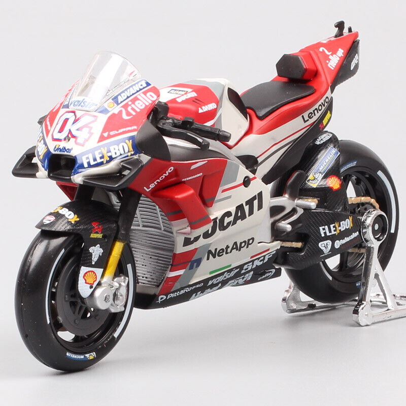 1/18 scale Ducati GP18 No.04 Andrea Dovizioso motorcycle motoGP model Toys 2018