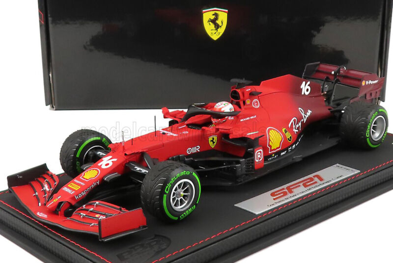 1/18 BBR FERRARI F1 SF21 SCUDERIA MISSION WINNOW 4th ITALY GP 2021 LECLERC LE600