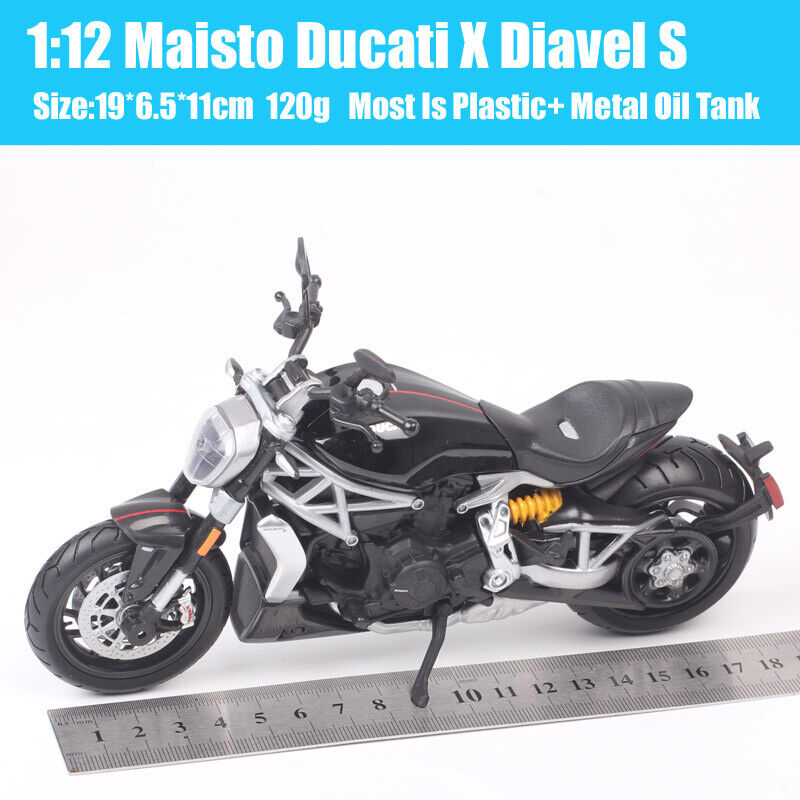 1/12 Scale Maisto Ducati XDiavel S Bike Diecast Cruiser Motorcycle Model 2021