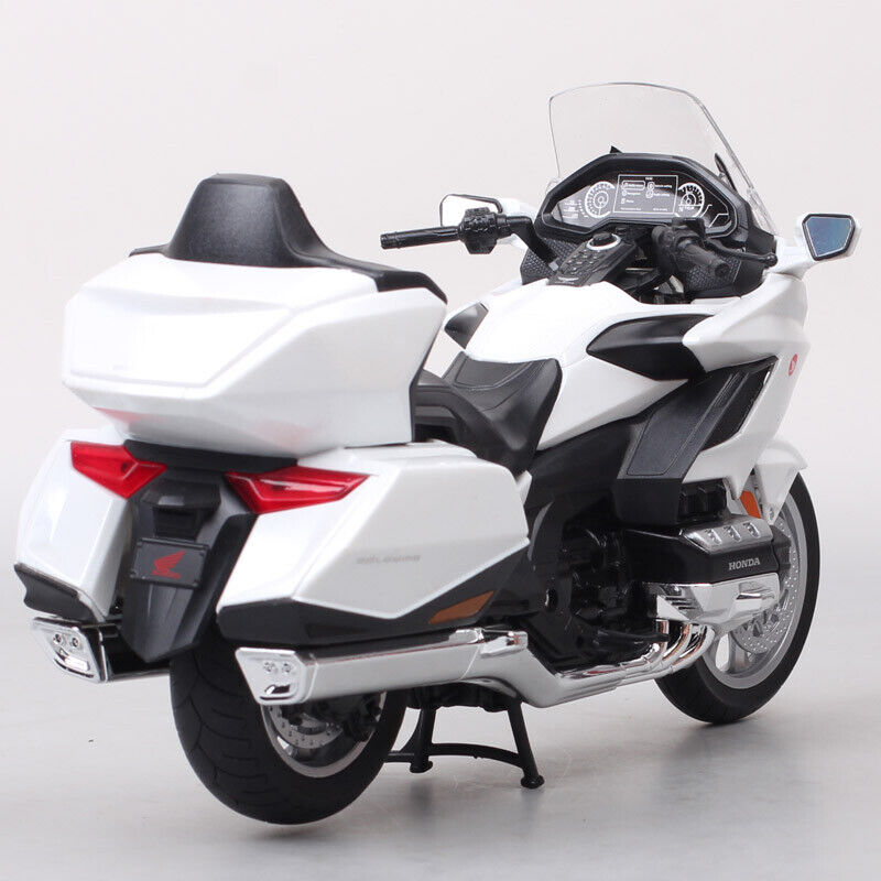 1/12 Welly Honda Gold Wing Moto Bike Motorcycle Cruiser Model Tour White