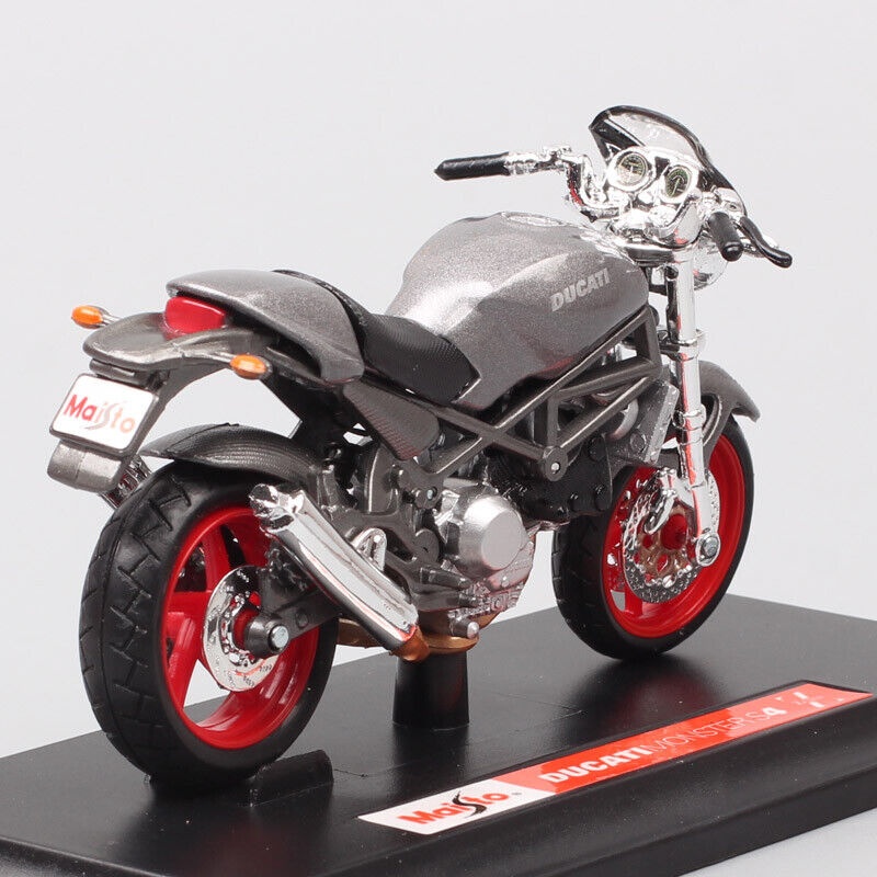 1/18 Maisto Ducati Monster S4 Zegna motorcycle muscle bike Diecast model toy