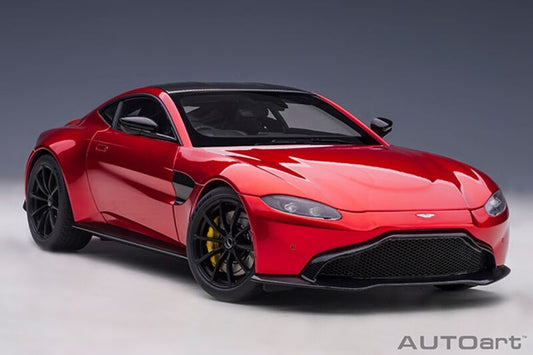1/18 AUTOart 2019 Aston Martin Vantage Hyper Red with Carbon Fiber Roof