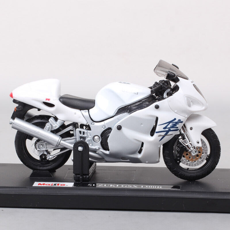 1/18 Scale Maisto Suzuki GSX 1300R Hayabusa Diecast Model Motorcycle