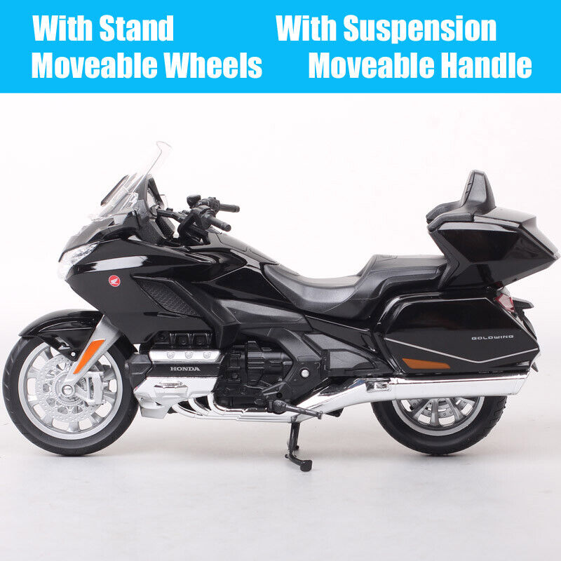 1/12 Welly Honda Gold Wing Touring Motorcycle Toy Model Sport Cruiser Bike