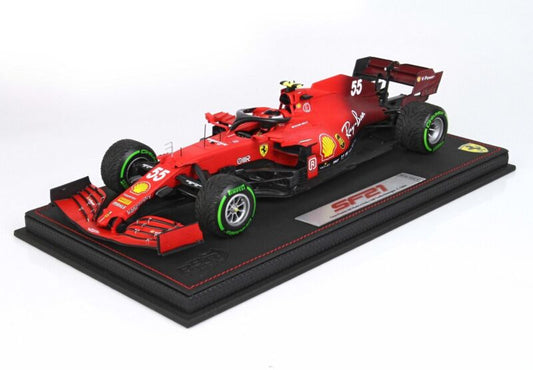 BBR 1/18 Ferrari F1 Sf21 #55 Italy Gp 2021 Sainz Jr. With Showcase BBR211855DIEV