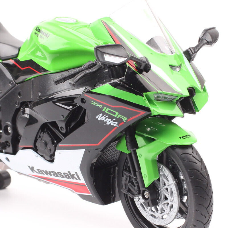 1/12 Welly Kawasaki Ninja ZX-10R ZX 10R 2021 Diecast Motorcycle Model Bike Green