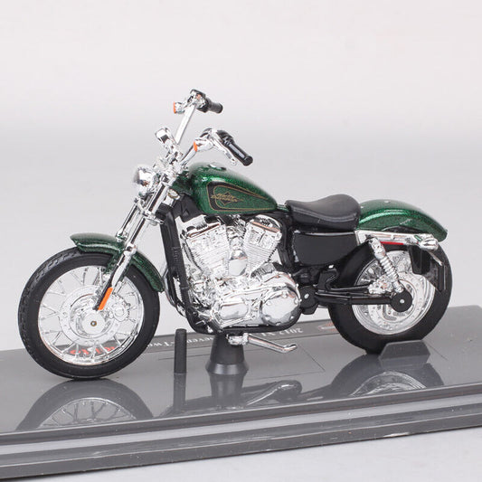 1/18 Maisto 2012 Harley XL 1200V SEVENTY-TWO 72 Model Motorcycle Chorme Green