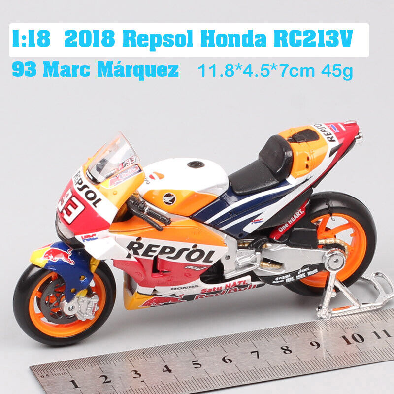 1/18 Maisto 2018 Honda Repsol RC213V #93 Marc Marquez motorcycle MOTOGP bike