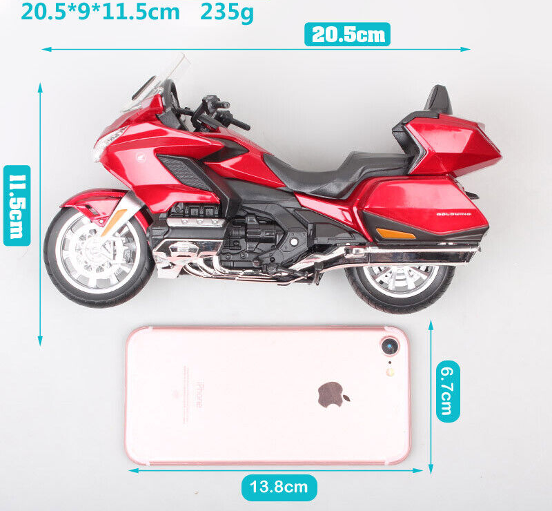 1/12 Welly Honda Gold Wing Touring Bike Sports Motorcycle Toy Models