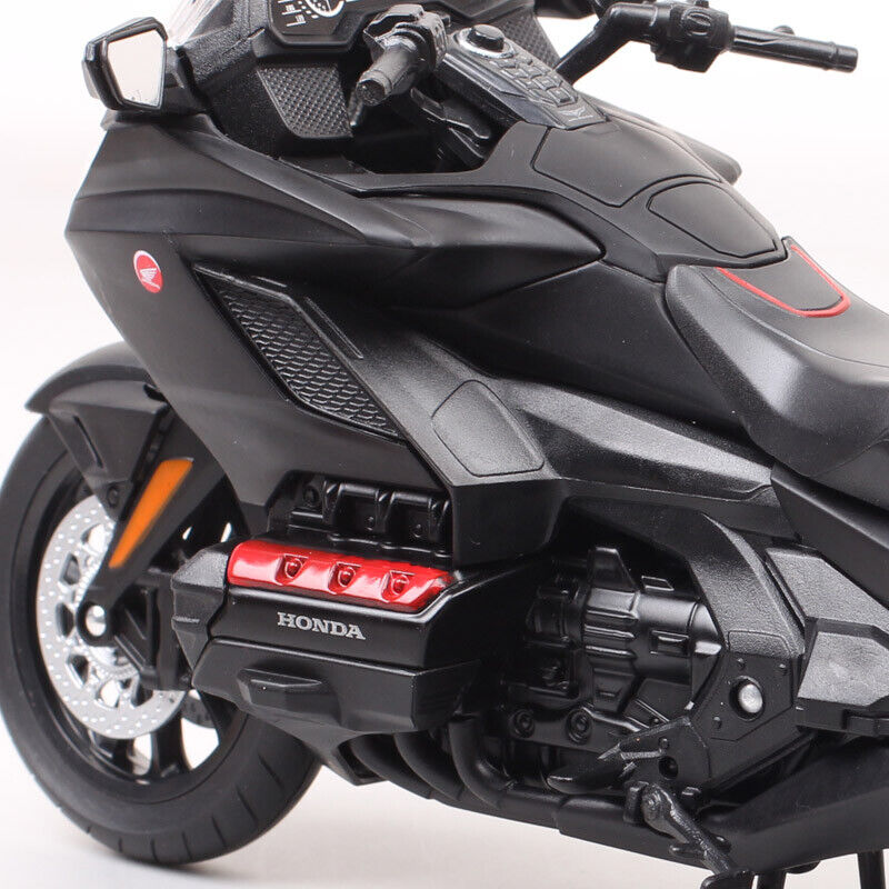 1/12 Welly Big Honda Gold Wing Motorcycle Toy Model Touring Bike Cruiser Matte