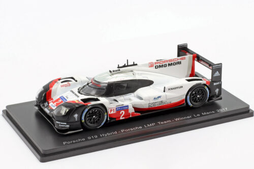 Porsche 919 Hybrid #2 Winner 24h LeMans 2017 Bernhard, Hartley, Bamber 1/43 Spark