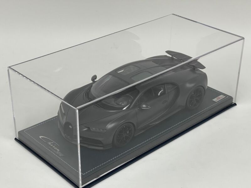 1/18 MR Collection Bugatti Chiron Sport "La Noire" Leather Base IN STOCK $889.95 ModelCarsHub